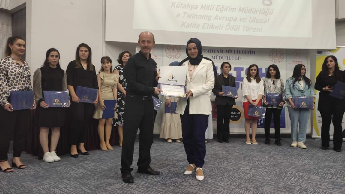 Kütahya İl Milli Eğitim Müdürlüğü eTwinning Ulusal ve Avrupa Kalite Etiketi Ödül Töreni.